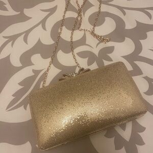 Elegant Gold Clutch Bag